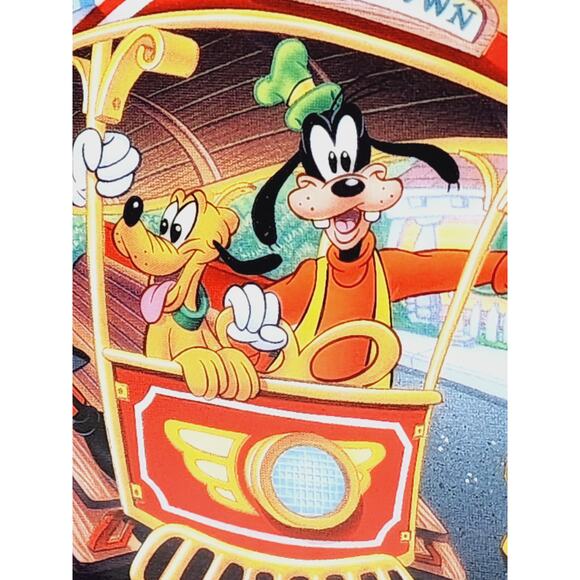 Disneyland Mickey's Toontown 8" Plate Wall Decor 40th Anniversary 1996 Porcelain - Picture 6 of 14